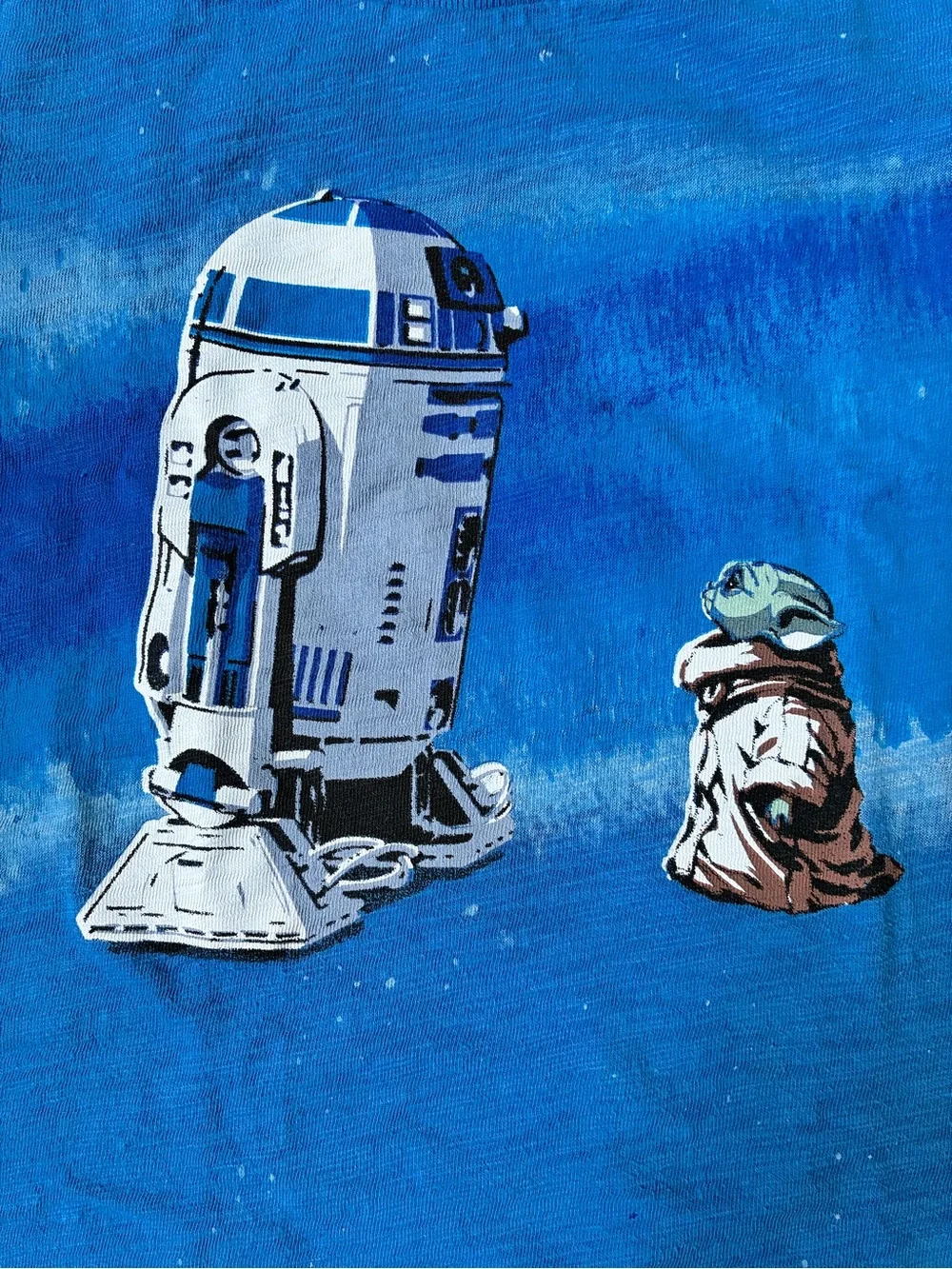 Gap x Star Wars R2-D2 and Grogu Tee (Blue/White) Size S (6-7)